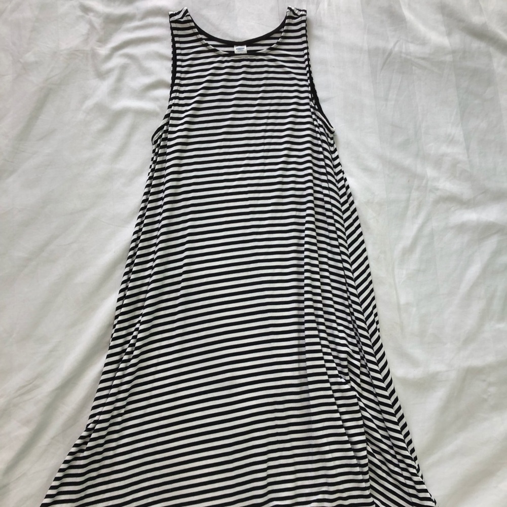 Black and white old nave dress